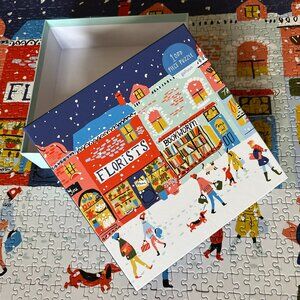 Galison snowy village 1000-piece jigsaw puzzle